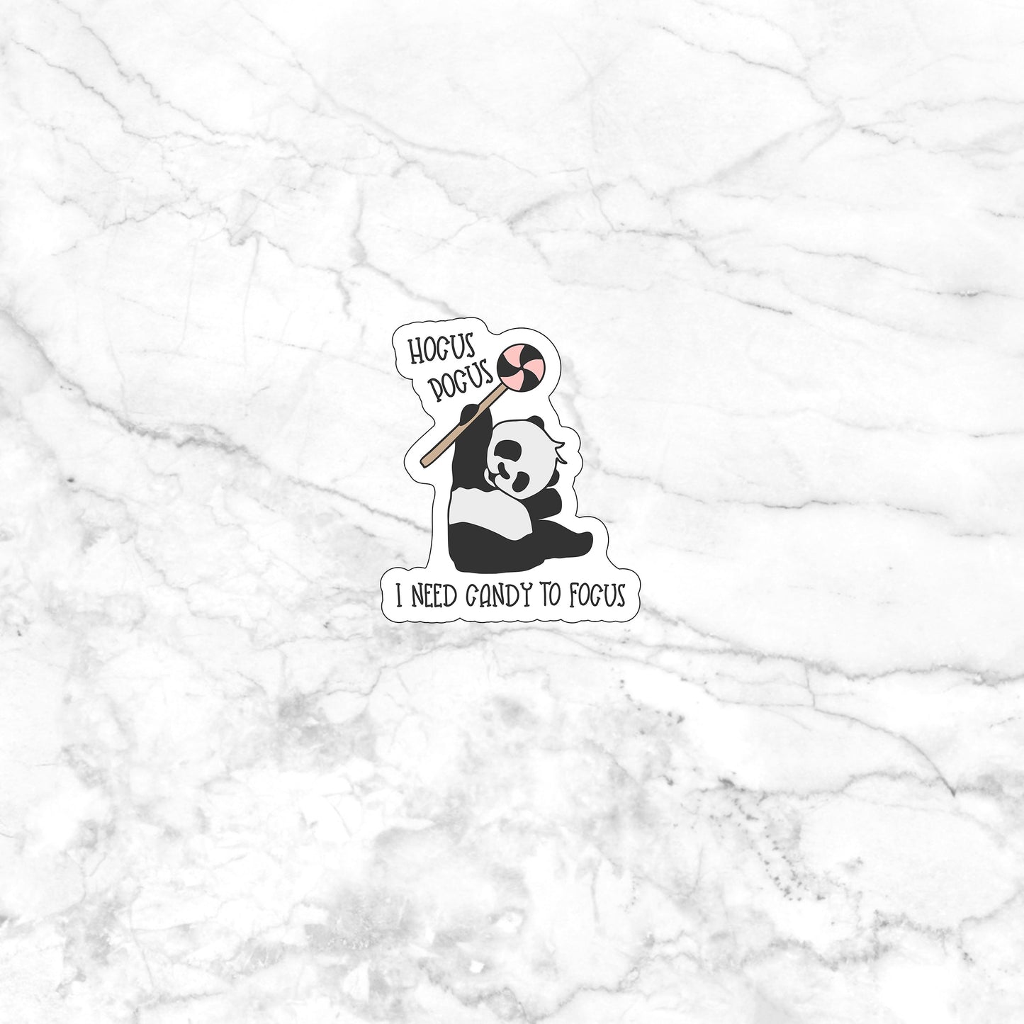 Halloween Stiker,  Panda