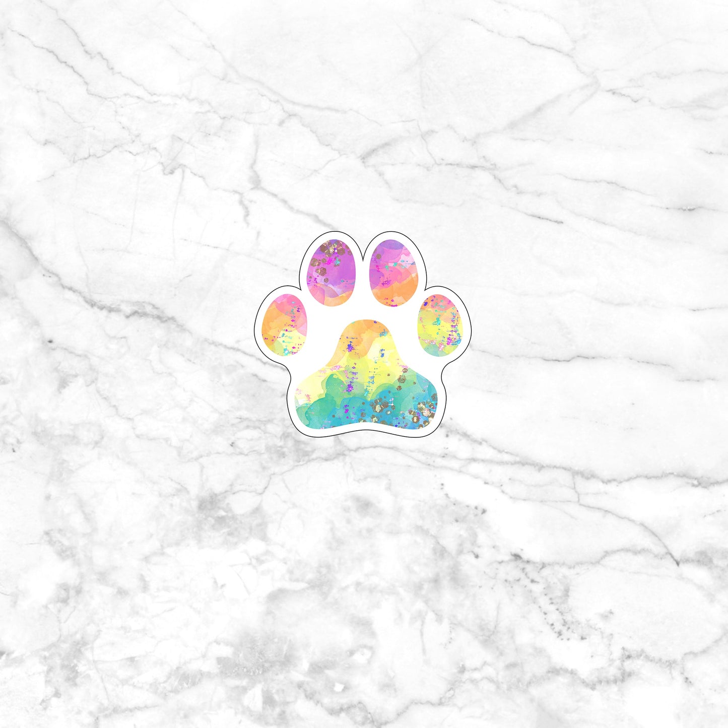 Paw Sticker,  Paw sticker  Sticker