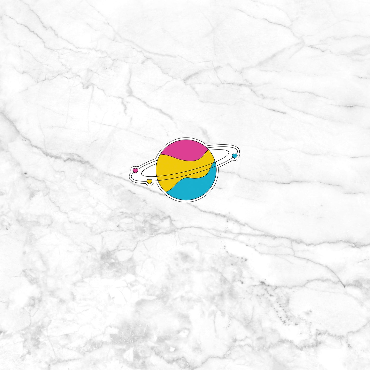 Planet pansexual Sticker