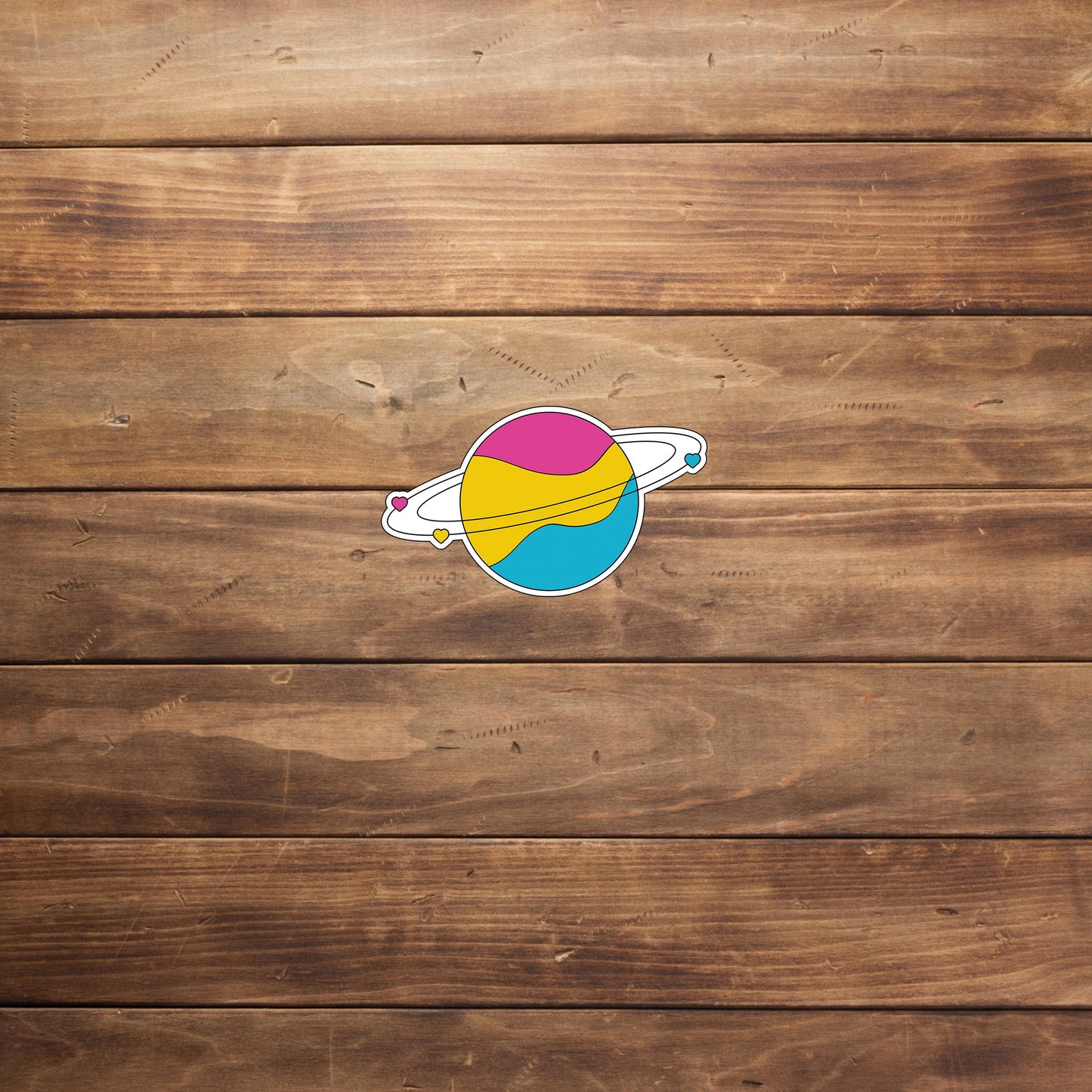 Planet pansexual Sticker