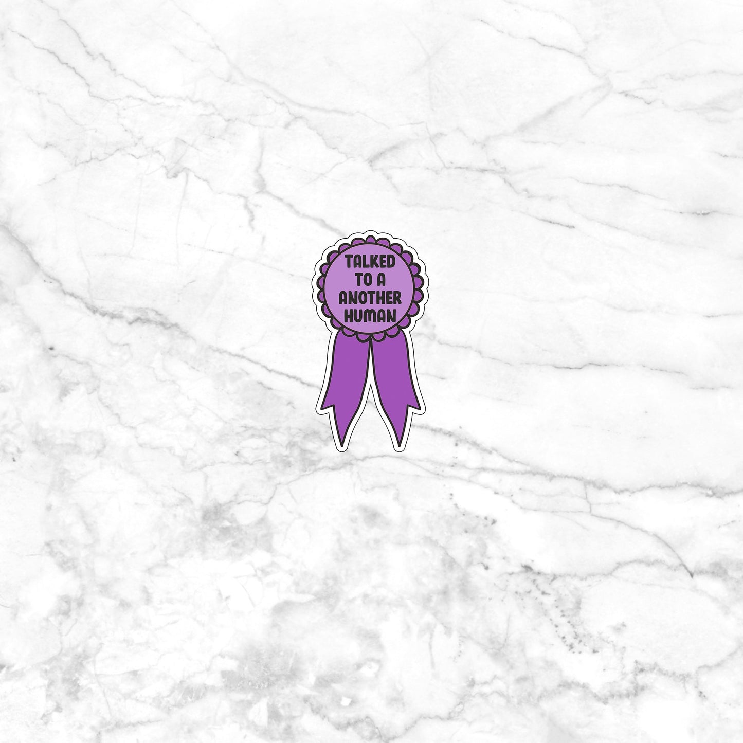 Purple Ribbon  Sticker,  Vinyl sticker, laptop sticker, Tablet sticker