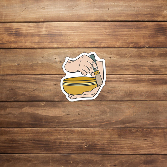 Singing Bowl Sticker