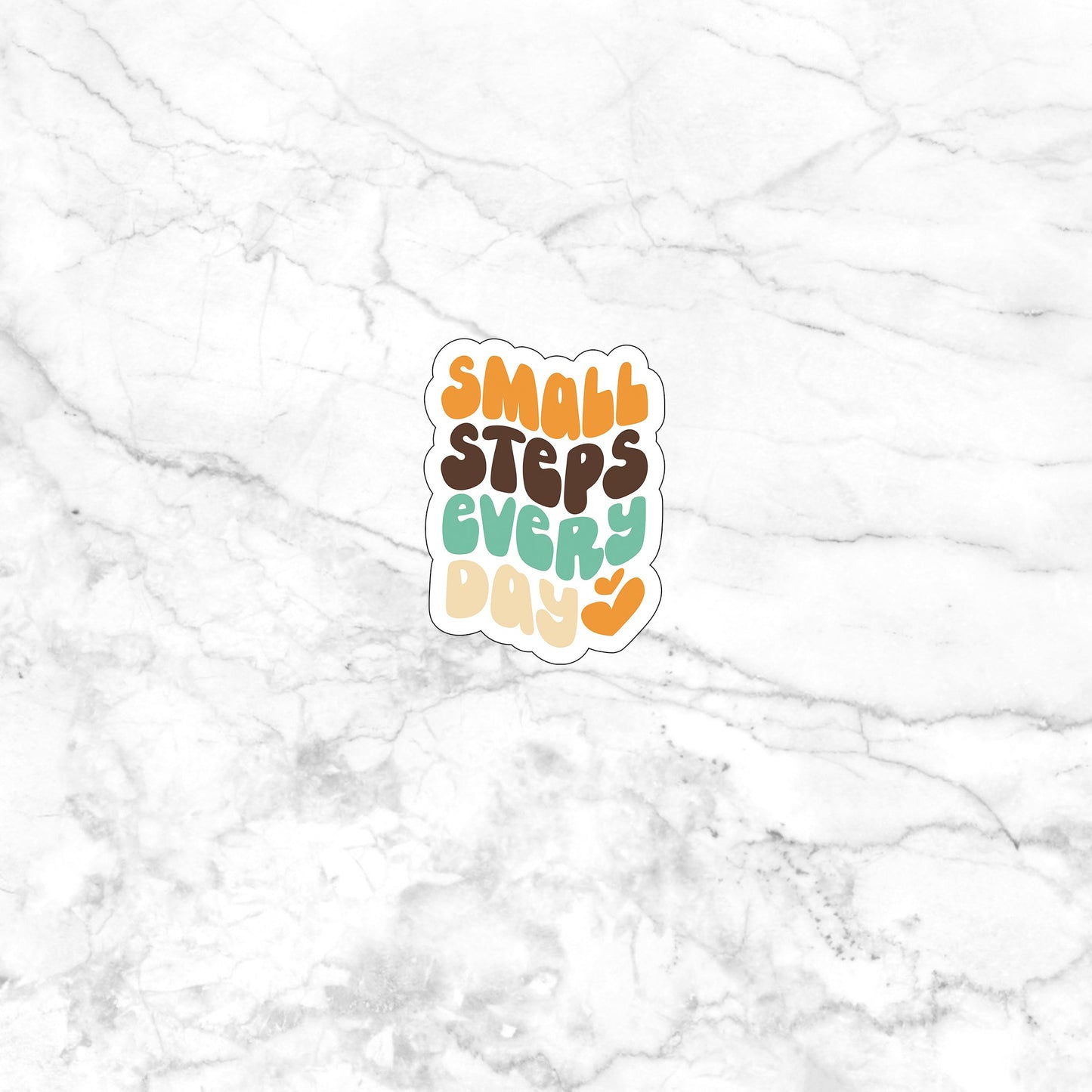 Small steps everyday  Sticker,  Vinyl sticker, laptop sticker, Tablet sticker