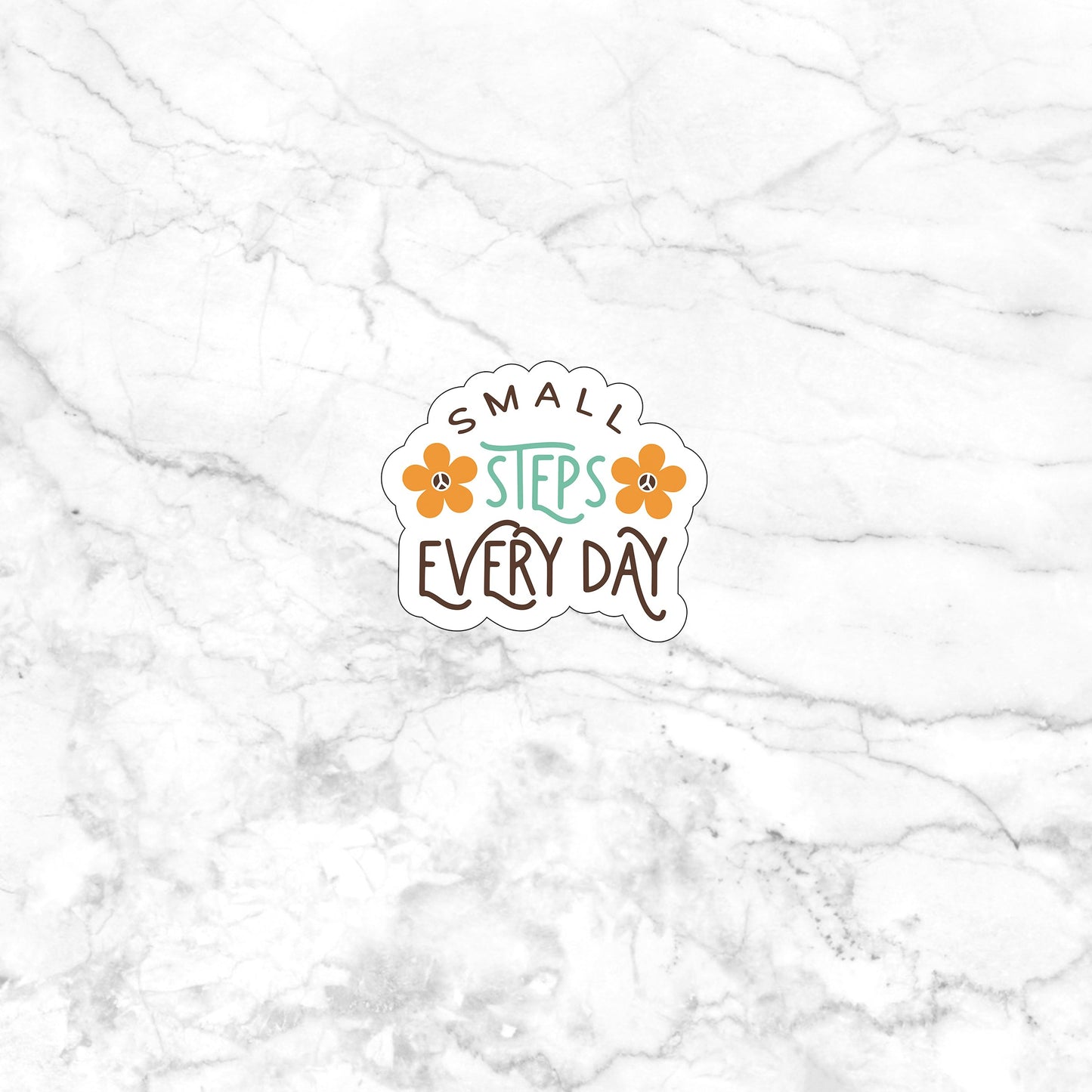 Small steps everyday   Sticker,  Vinyl sticker, laptop sticker, Tablet sticker