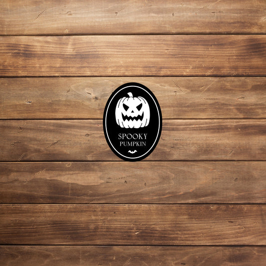 Spooky pumpkin  Sticker,  Vinyl sticker, laptop sticker, Tablet sticker