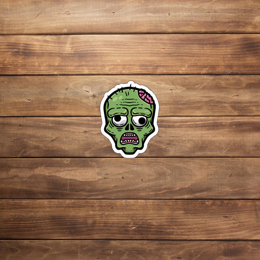 Halloween Stiker,  Zombie Illustration