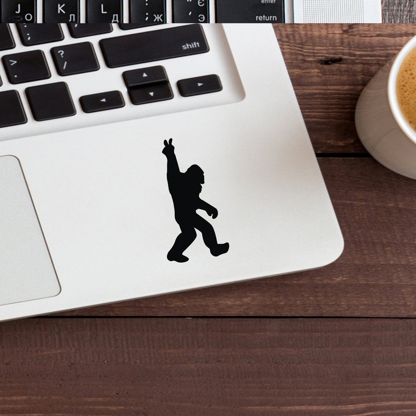 Big Foot Vinyl Sticker , car decal , laptop decal , window decal ,