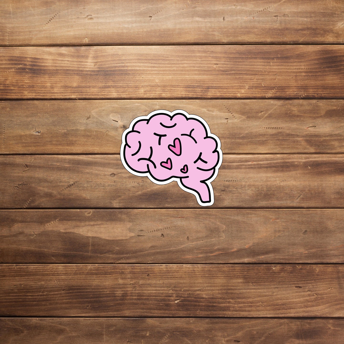 brain Sticker, Vinyl sticker, laptop sticker, Tablet sticker