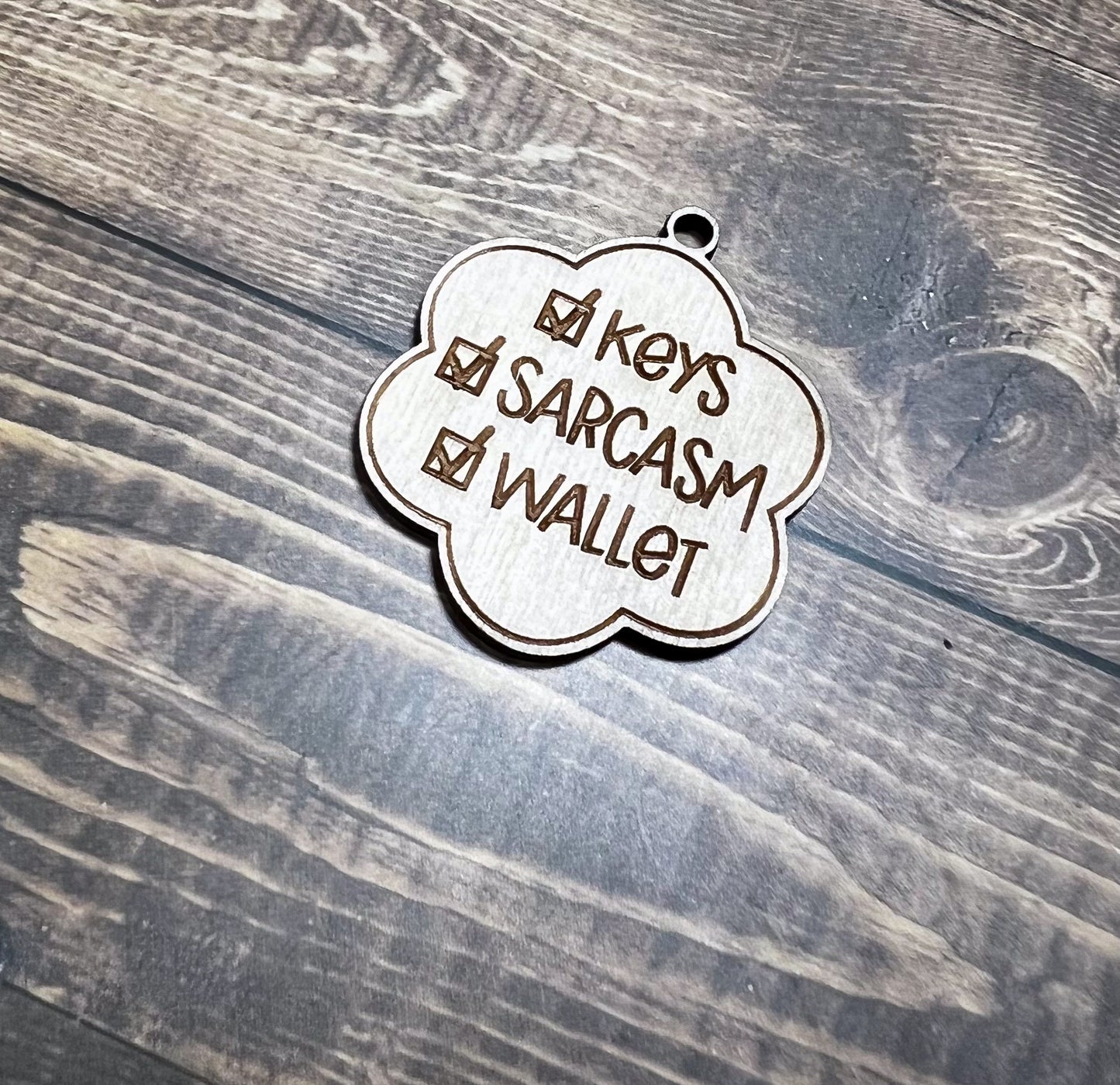 Keychain Laser Engraved Keychain, bag tag, gift for her, gift for him