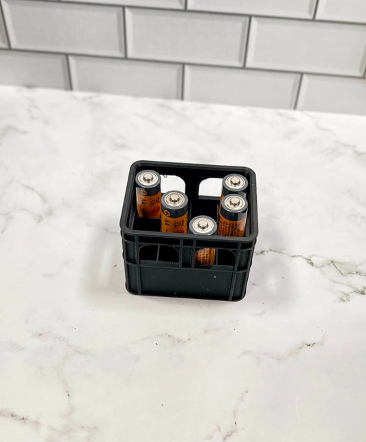 Battery Holder, AA/AAA Battery Holder, Stackable Battery Holder, Battery Storage, Create Organizer