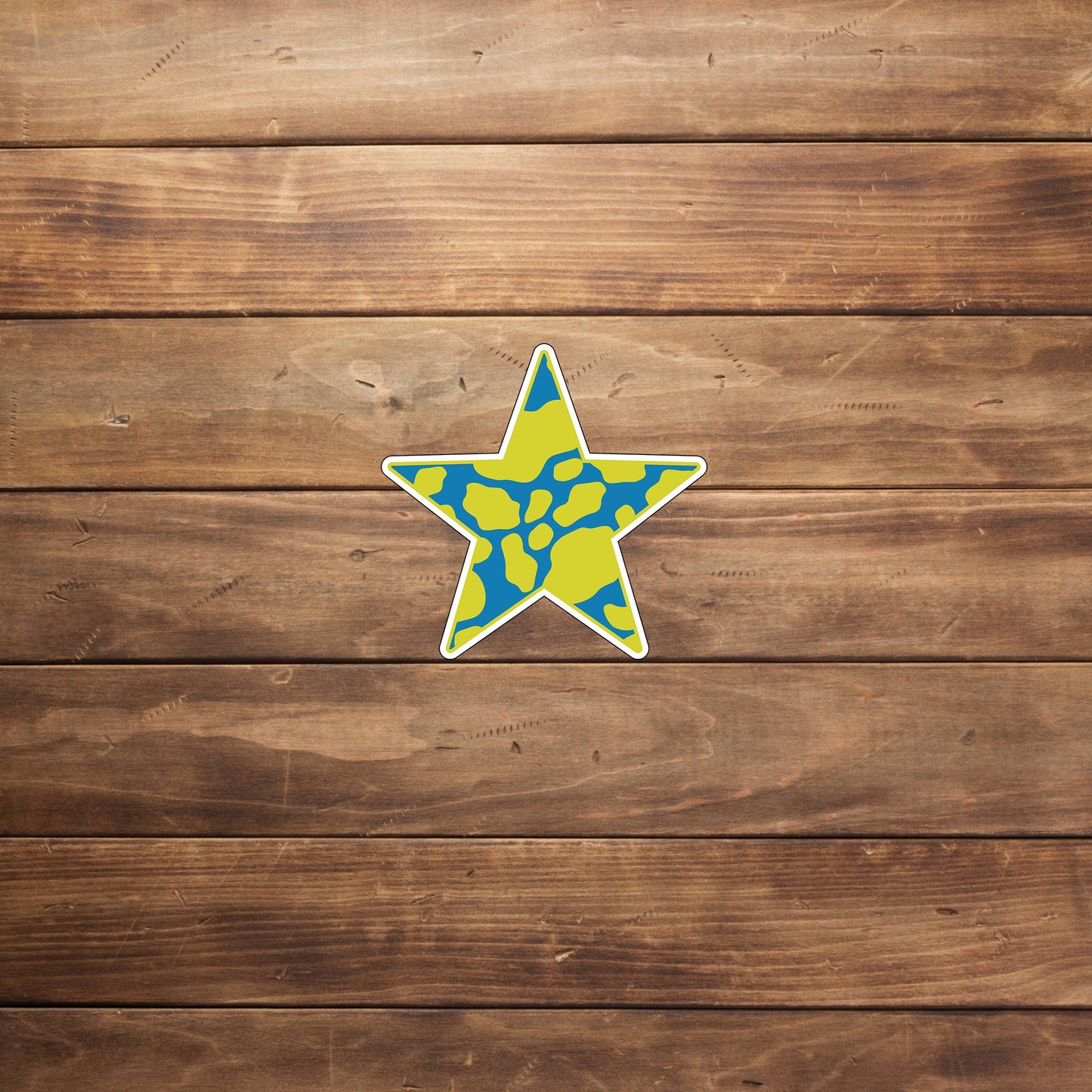 greenblueSTAR Sticker, Vinyl sticker, laptop sticker, Tablet sticker