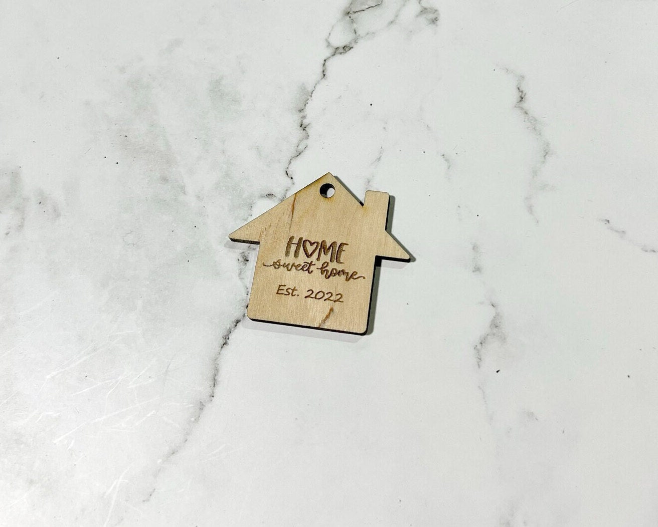 Home Sweet Home Keychain ,st Home Keychain ,  Laser Engraved Keychain , bag tag , gift for her , gift for him ,