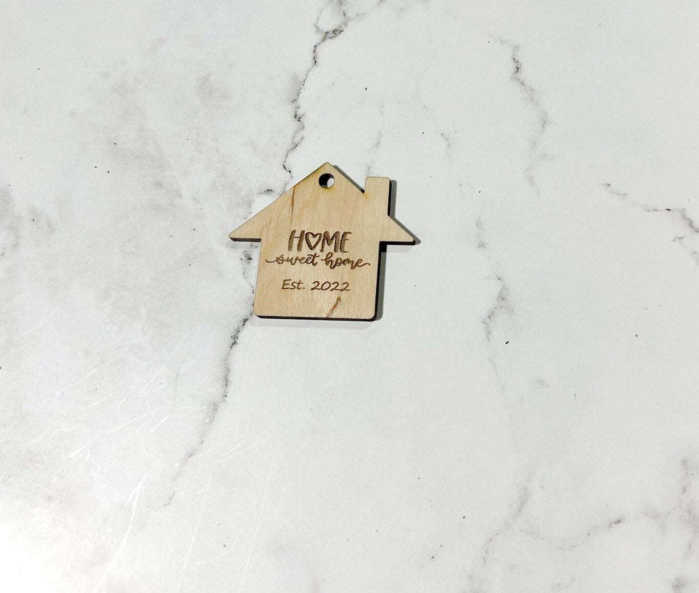 Home Sweet Home Keychain ,st Home Keychain ,  Laser Engraved Keychain , bag tag , gift for her , gift for him ,