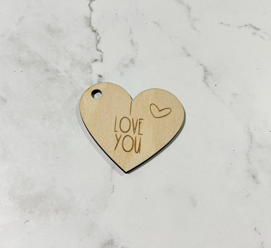 I love you Keychain , Inspirational Keychain ,, Custom Bag Tag , Laser Engraved Keychain