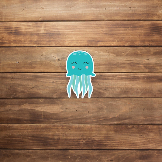 Ocean Life Stickers, jellyfish sticker