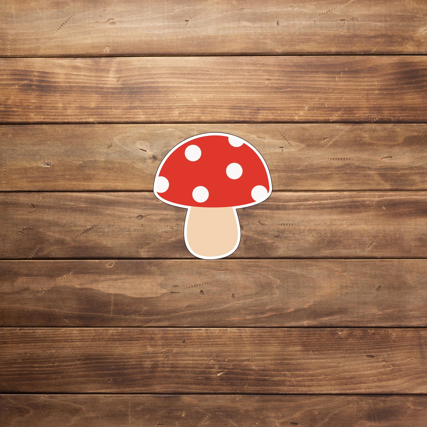 Fruit and Veg Stickers, mushroom sticker