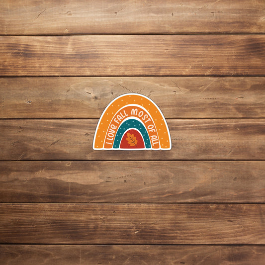 Fall Sticker,  rainbow-sticker